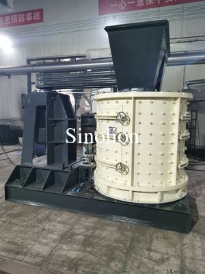 qualité  Limestone pebble stone rock vertical combination crusher factory price Fabrique