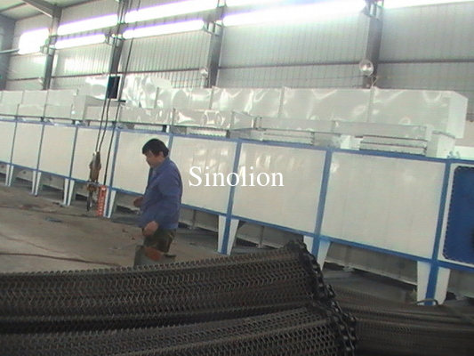séchoir à bande à mailles à briquettes minérales à haut rendement