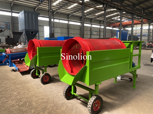 Petit modèle à bas prix compost sol sable écran portable trommel à vendre