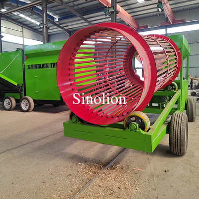 Zhengzhou Sinolion mobile charbon scie de bois de chauffage à roulement à rouleaux à tambour à écran vibrant