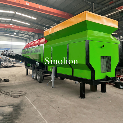 6200 KG de compost en acier inoxydable en tambour à tambour pour le dépistage du sable fin à Zhengzhou Sinolion