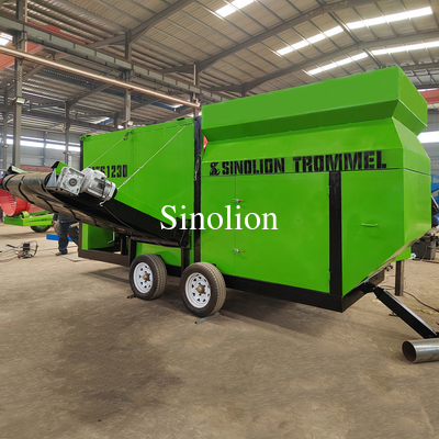 Écran de tambour à tension de 220V/380V/415V pour le tri du sable de compost