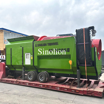 Écran à tambour à tambour avec convoyeur Zhengzhou Sinolion équipement à double tambour