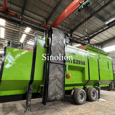 Écran à tambour à tambour avec convoyeur Zhengzhou Sinolion équipement à double tambour