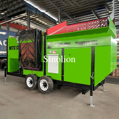 Améliorez votre processus de tri du matériau avec un tamis de compost à tambour 220V/380V/415V