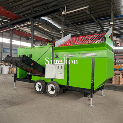 Améliorez votre processus de tri du matériau avec un tamis de compost à tambour 220V/380V/415V