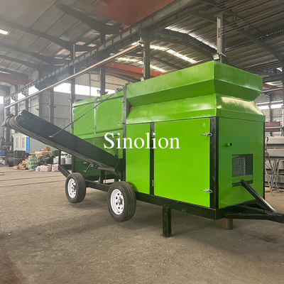 Équipement de tri des engrais de type rotatif Compost tambour à tambour tambour à mailles de 2 à 80 mm