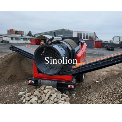 Écran à gros tambour Compost de sable de pierre à tambour Écran à tension personnalisable aux prix