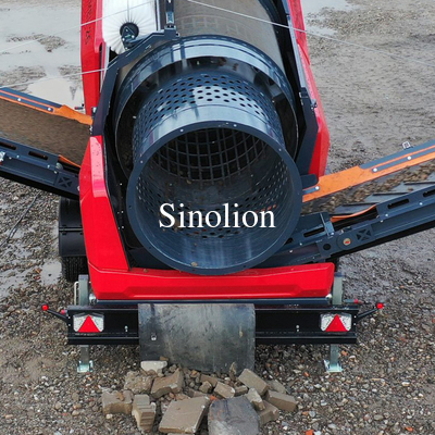 Écran à gros tambour Compost de sable de pierre à tambour Écran à tension personnalisable aux prix