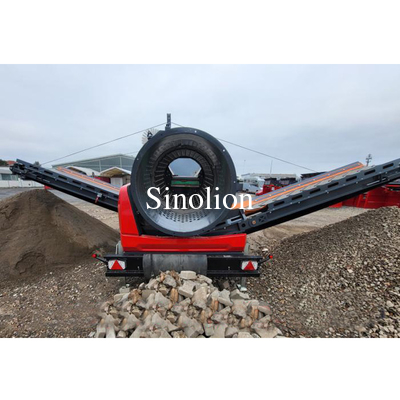Écran à gros tambour Compost de sable de pierre à tambour Écran à tension personnalisable aux prix
