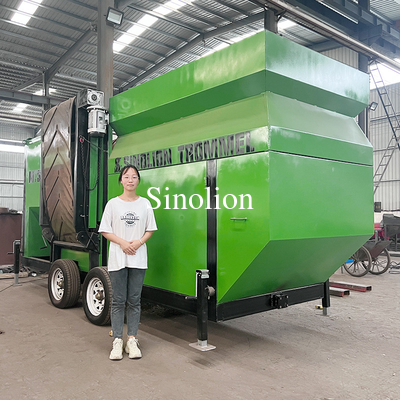 Filtre à écran de tambour pour tamiseur rotatif de compost de 4,3*1,9*2,45 m dans le processus de compostage