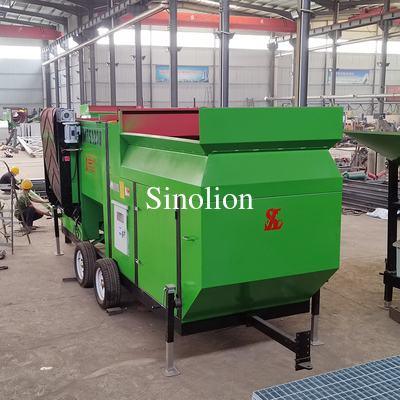 Filtre à écran de tambour pour tamiseur rotatif de compost de 4,3*1,9*2,45 m dans le processus de compostage