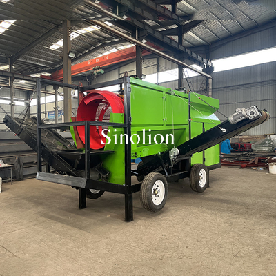 Filtre à écran de tambour pour tamiseur rotatif de compost de 4,3*1,9*2,45 m dans le processus de compostage