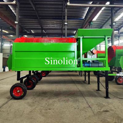 15 m3/h Capacité de tri durable Petit écran à tambour rotatif pour le criblage et la séparation