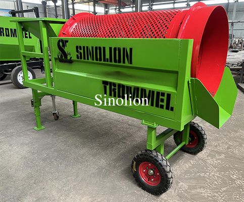 15 m3/h Capacité de tri durable Petit écran à tambour rotatif pour le criblage et la séparation