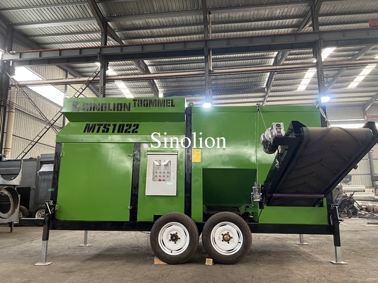 Écran de trombone de compost mobile avec dimensions 4,3*1,9*2,45