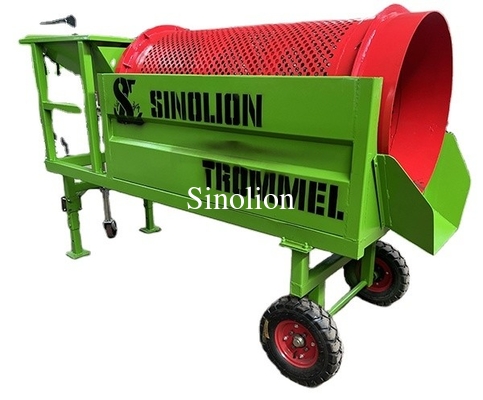 3.15*1.1*1.65 Écran de revêtement de sol mobile pour compostage et sélection portables