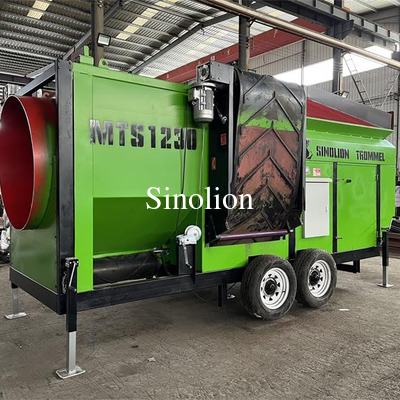 Zhengzhou Sinolion tambour de dépistage mobile pour équipement de dépistage industriel dans les fermes