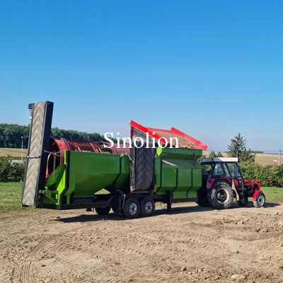 Magasins de matériaux de construction Soil de surface écran à tambour écran mobiles roche à Zhengzhou Sinolion