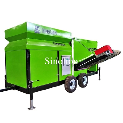 Machine mobile de dépistage du tambour pour la classification de l'écran de vibration circulaire à partir de 220V/380V