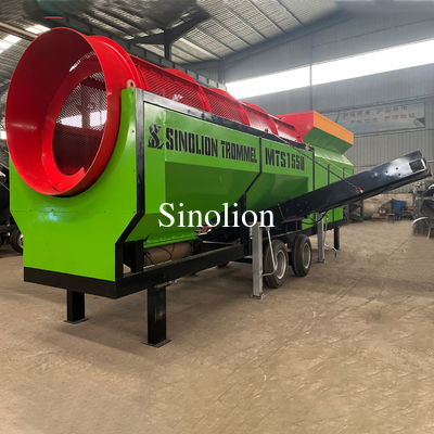 Écrans circulaires mobiles à tambour de sable pour compost