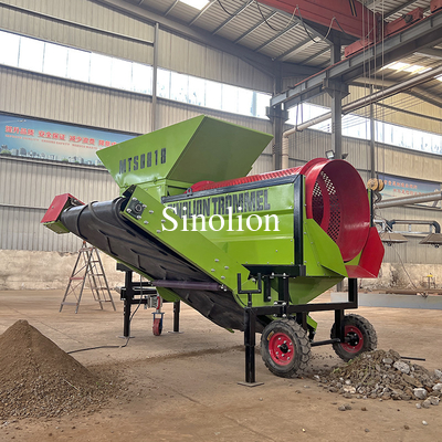 Écran de tambour de recyclage mobile Sinolion personnalisable pour le compost