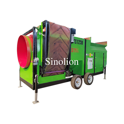 Écran circulaire à trommel mobile parfait pour le recyclage du béton et le dépistage du sol supérieur