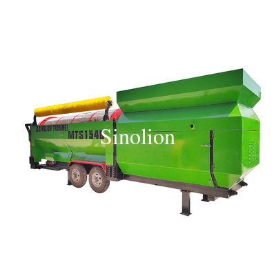 Conception circulaire de l'écran de revêtement de sol de Zhengzhou Sinolion Mobile Sand Screening Equipment