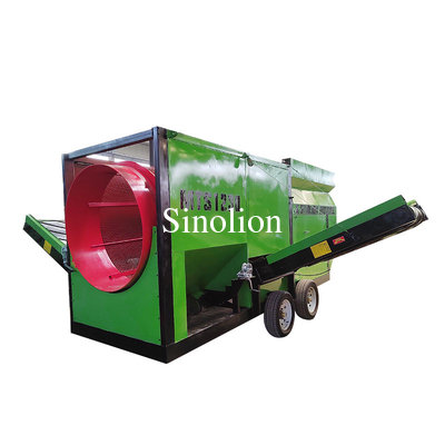 Écran à tambour pour compost, machine à tambouriner pour le compost