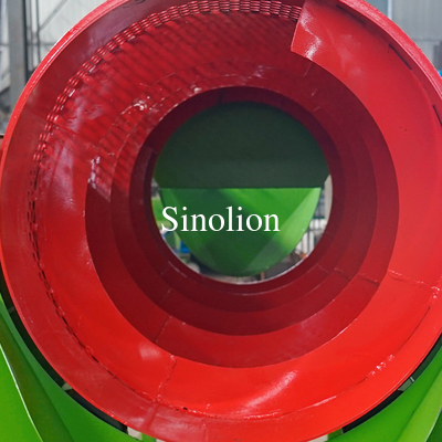 Installation de dépistage du gravier Tambour mobile Tambour supérieur de dépistage du sol Tambour filtre