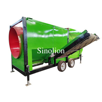 Machine de dépistage mobile à trombone de roche portable Sinolion de Zhengzhou pour l'accès au sol supérieur