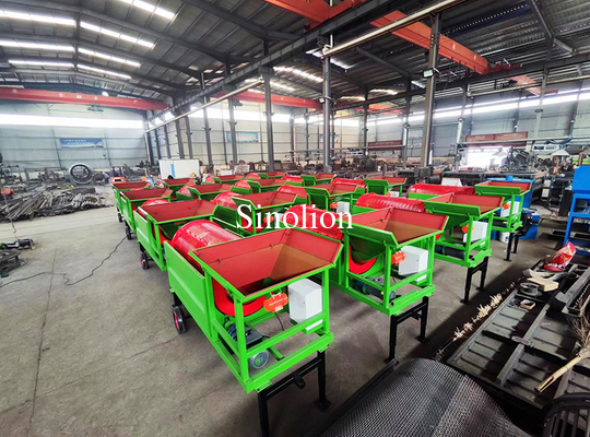 Usine de fabrication Écran portable à tambour à petits tambours pour le traitement des déchets solides municipaux