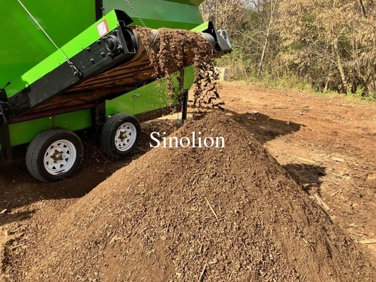 Efficacité de sélection élevée Sélecteur de compost à tambour mobile 2750 kg pour les besoins personnalisés