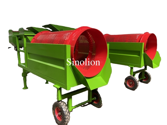 Équipement de tamisage en acier au carbone Écran à tambour à faible bruit et maillage de 2 à 80 mm