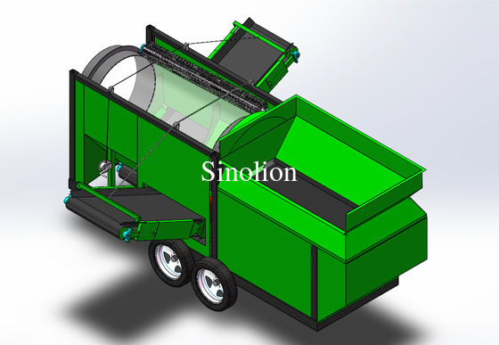 30 mètres cubes par heure tambour tambour compost idéal pour le tambour et le tri du compost