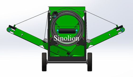 Écran à tambour mobile direct avec une maille de 2 à 80 mm et une construction durable