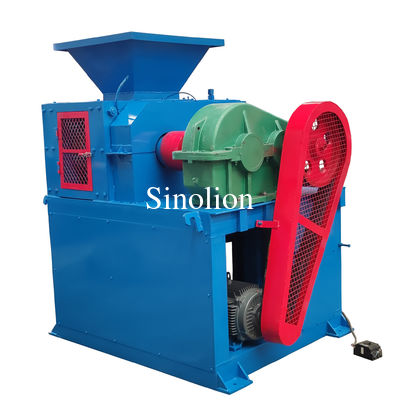 Ligne de production de charbon de bois de charbon de barbecue Machine à briquette à rouleaux 15-17 ((r/min) Moteur AC fourni