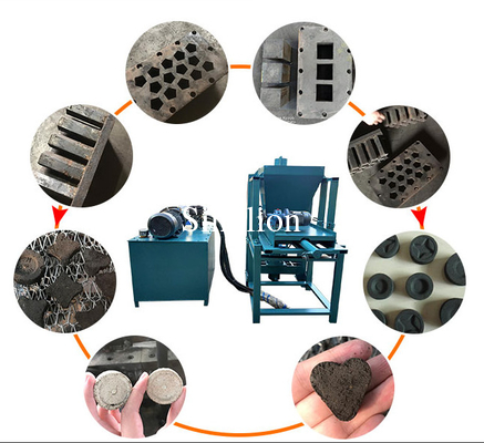 2020 haute qualité presses hydrauliques coque de coco shisha narguilé charbon de bois machine de fabrication