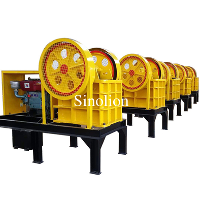 Concasseur mobile CE équipement minier d'or concasseur à mâchoires PE-150x250 à vendre