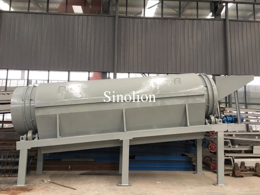 une usine de recyclage des ordures entièrement fermée à écran rotatif/trommel minier d'or