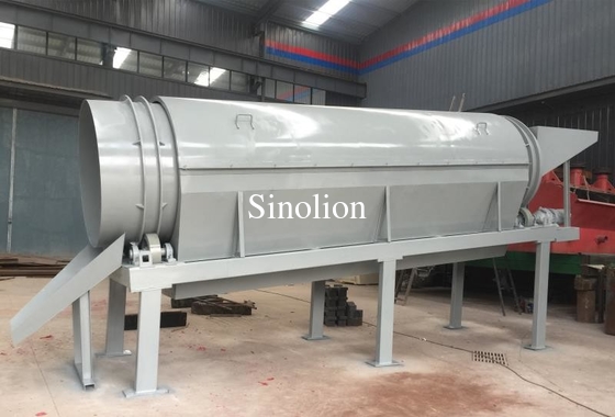 une usine de recyclage des ordures entièrement fermée à écran rotatif/trommel minier d'or