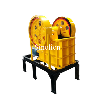 Équipement minier pour le traitement des roches PE150x250 concasseur à mâchoires avec homologation ISO SGS