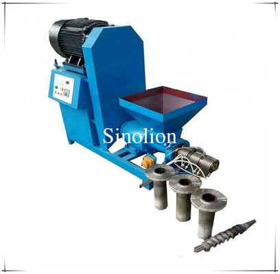 La machine à briquette à vis à charbon à la coque de riz