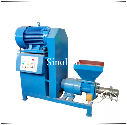 La machine à briquette à vis à charbon à la coque de riz