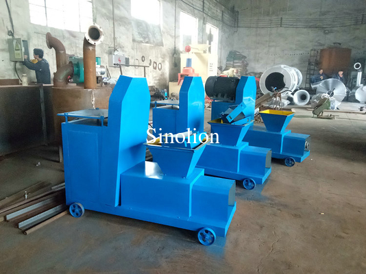 Machine à hélices à vis de bonne qualité, machine à briquettes à la coque de riz, machine à barres creuses