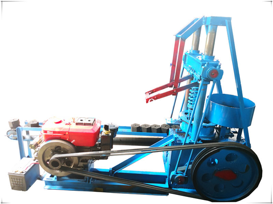 Moteur diesel presse à nid d'abeille hexagonale machine à briquettes de charbon de bois