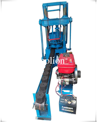 Moteur diesel presse à nid d'abeille hexagonale machine à briquettes de charbon de bois