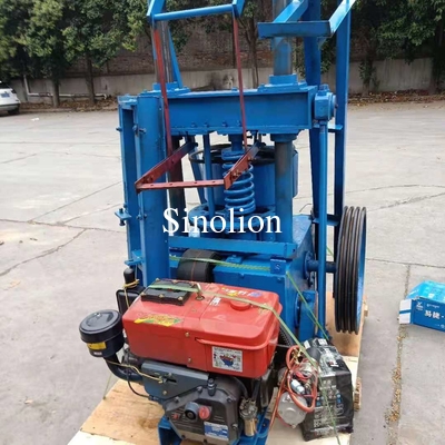 Moteur diesel presse à nid d'abeille hexagonale machine à briquettes de charbon de bois