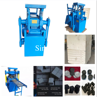 25*25*25mm cube cube briquettes de shisha charbon de bois briquette à narguilé machine